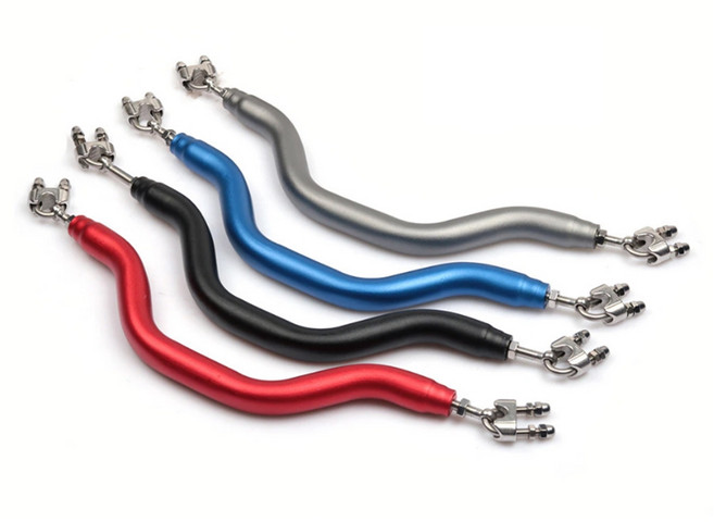 발통마켓 슈퍼커브 멀티 핸들 크로스바 멀티바 벤리 베스파 PCX NMAX 호환, 레드, 1세트