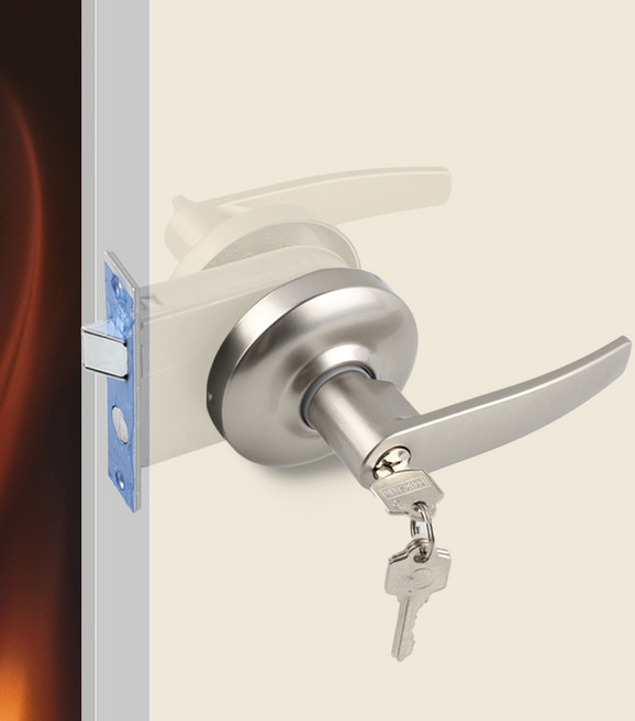 현관문 방화문 손잡이 철문 현관정 키타입, 1개, 그레이 유광