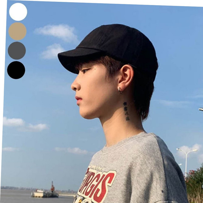 남녀 여름 패션모자 숏캡 숏챙 짧은챙 볼캡, ONESIZE, 베이지
