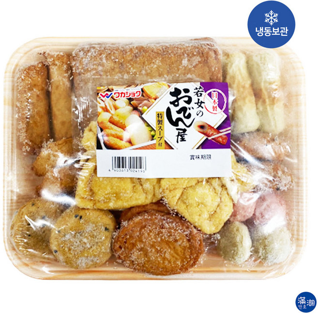 와카메 오뎅야(쯔유포함) 믹스오뎅 모듬어묵 일본오뎅믹스 캠핑어묵탕, 568g, 1개