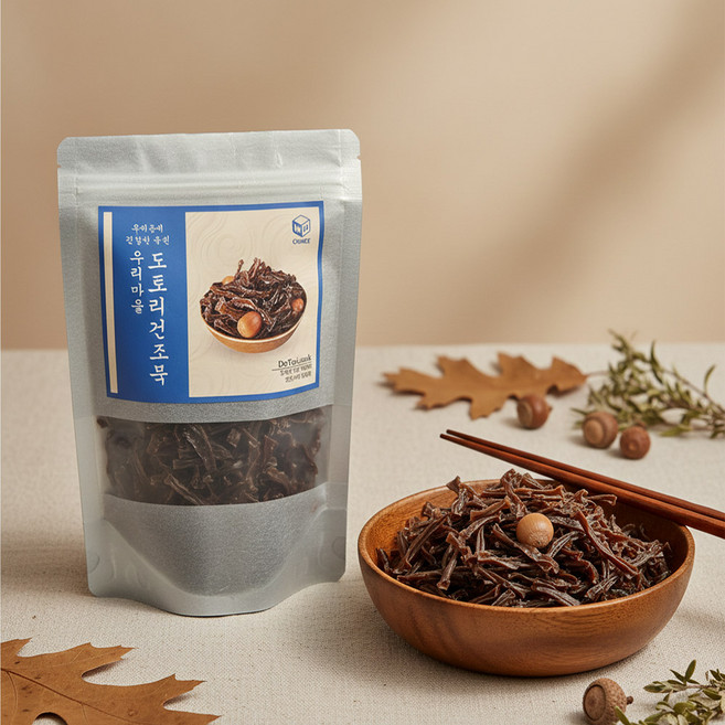 MD초이스 우리마을 월산식품 50년 도토리건조묵 국내생산, 1개, 100g