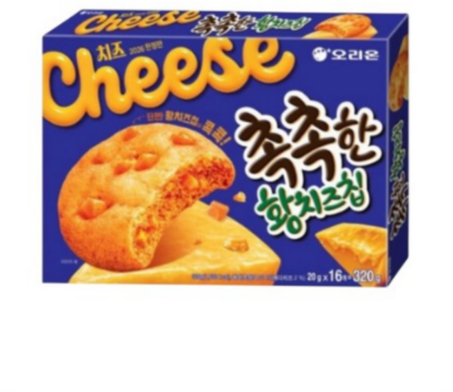 오리온 촉촉한황치즈칩 16p, 320g, 2개