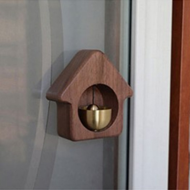 PARAGS 우드 현관 도어벨, 다크우드