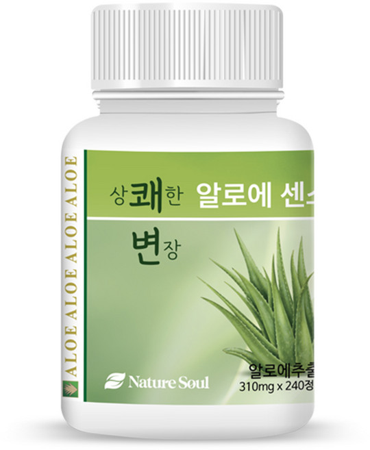 상쾌한변장 알로에센스99 240정, 1개, 74.4g