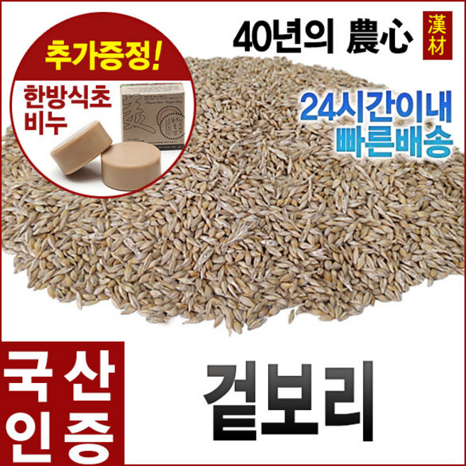 자애인 국산 겉보리 1kg 보리 겉껍질보리, 1개