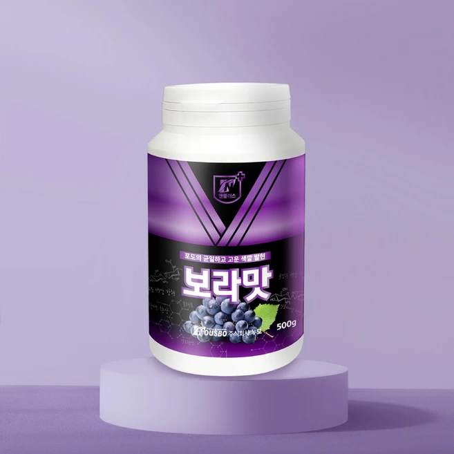 누보 NOUSBO 보라맛 - 포도 전용 착색 자재, 500g, 1개 - 쿠팡