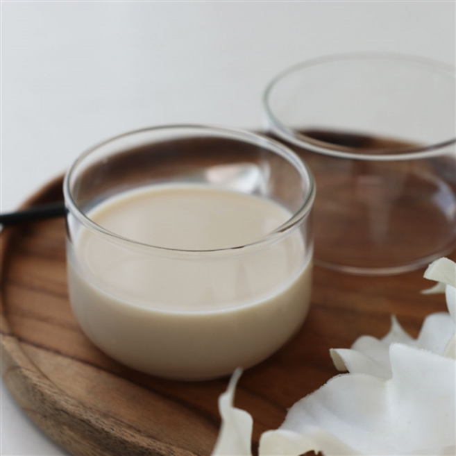 막걸리잔 동동주잔 내열 유리컵 요거트 디저트볼 커플 AA2 200ml, SL내열막걸리잔 C-18 (2P), 1개