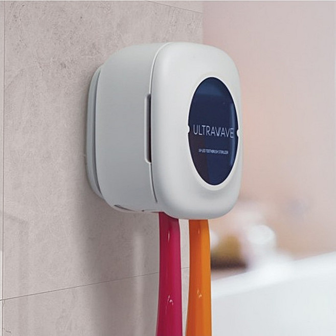 울트라웨이브 UV-C LED 2인용 칫솔 면도기 살균기 TS-22 화이트