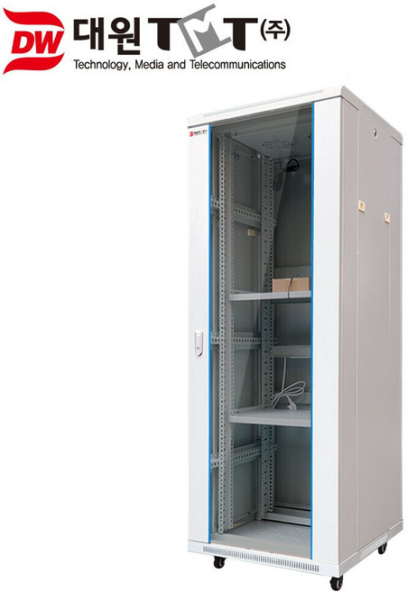 대원TMT DW-HS1800 슬림화 허브랙 37U 랙케이스 케비넷, 1개