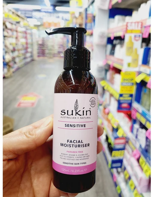 수킨 페이셜 모이스처라이저 센서티브 스킨, 2개, 125ml - 쿠팡