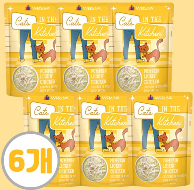 웨루바 캔 캣츠인더키친 클래식, 닭, 85g, 6개 - 쿠팡