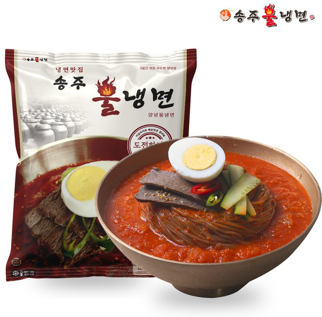 송주불냉면 매운 물냉면 세트, 1세트, 6.3kg