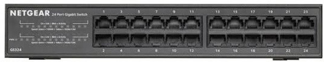 넷기어 GS324 기가 24포트 렉마운트 스위칭허브, 1개