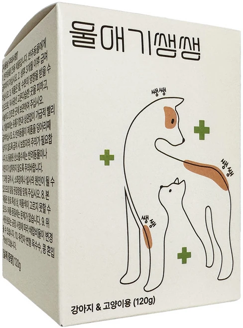 울애기쌩쌩 반려동물 종합영양제 눈 피부 관절 면역 장 케어, 60정, 1개 - 쿠팡