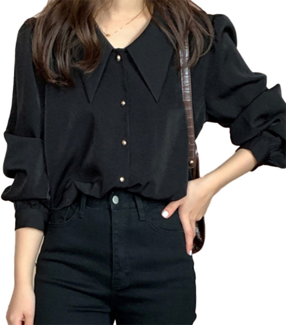 여성 여자 카라 여성 블라우스 하객 졸업식 셔츠 정장상의