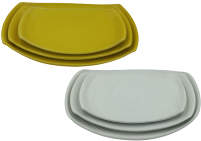 초여도예 생선접시 소 중 대 생선 기름이 세제없이 흐르는 물에 싸~악 씻어져요, 백색, 생선접시 중, 1개