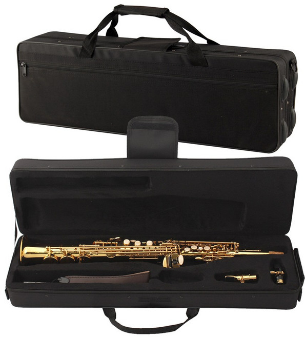 EVA 색소폰 케이스 소프라노 가방 넥 일체형, 1개