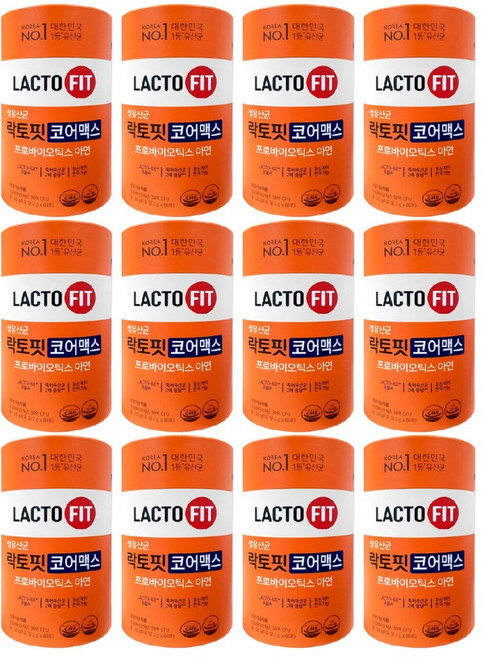 락토핏 종근당건강 생유산균 코어맥스, 120g, 12개