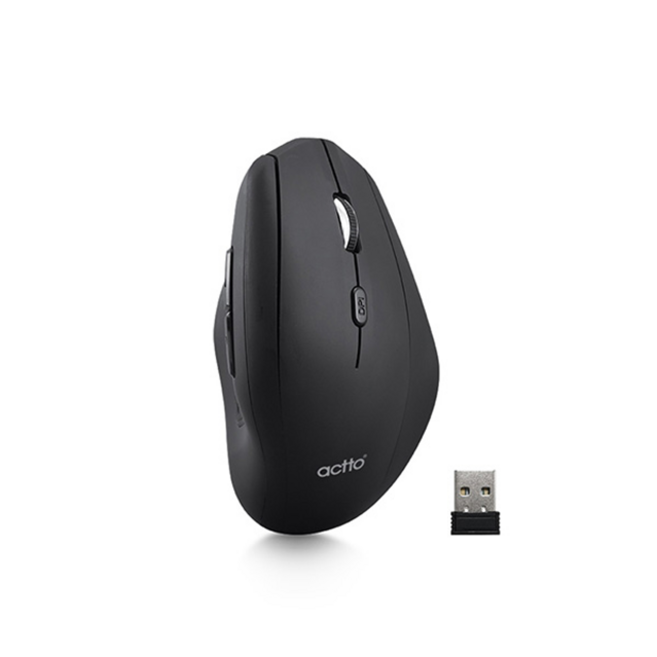 엑토 MSC-216 손목 건강 위한 버티컬 무선 광 마우스 6버튼