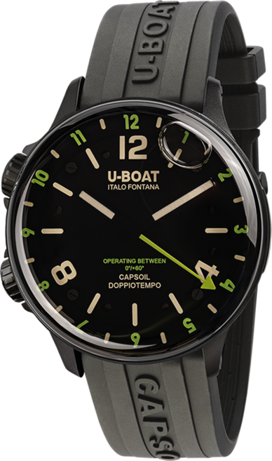 U-BOAT 유보트 캡스오일 도피오템포 DLC GREEN 45MM 8840