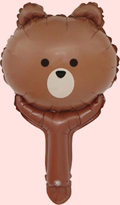 [예쁨주의지호] AM_대형 동물풍선 모음 / 돼지/강아지/병아리/팬더/냐옹이/오리/곰돌이, AM_손풍선_곰돌이