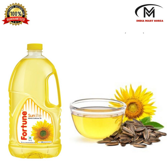 FORTUNE REFINED SUNFLOWER OIL(해바라기씨유) 2L, 1개