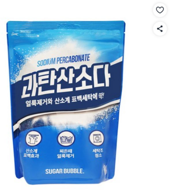 슈가버블 과탄산소다 1kg 1개