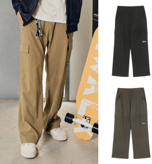 에어워크주니어 NC청주점 주니어 라벨포인트 루즈핏 면 바지 A247B3201B