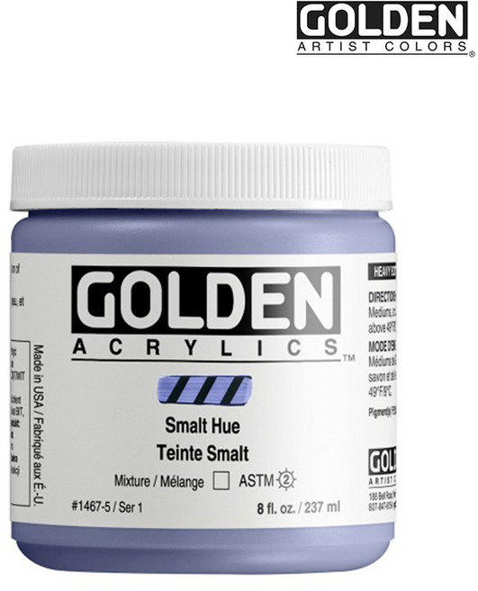 골든 아크릴물감 헤비바디 237ml S1 H.C Smalt Hue