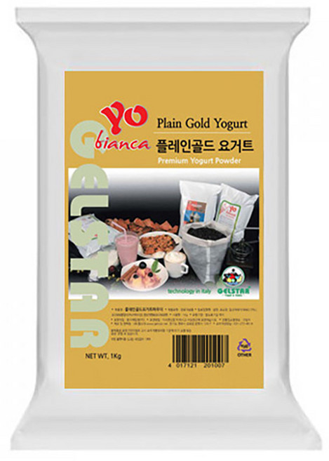 젤스타 요비앙카 플레인 골드 요거트 파우더 1kg 1박스 12개