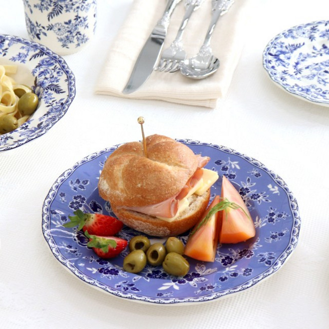 코지테이블 존슨브라더스 클레식 접시 M, 그린, 1개