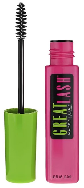 메이블린 그레이트 래시 워셔블 마스카라 메이크업 걸쭉해질수록 볼륨감 있는 더블링 포뮬러 브라운시 블랙 1 카운트, Very Black, 1개 - 쿠팡