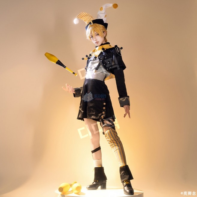 카가미네 렌 코스프레 의상 졸업사진 세트 할로윈 파티 코스튬 옷 촬영