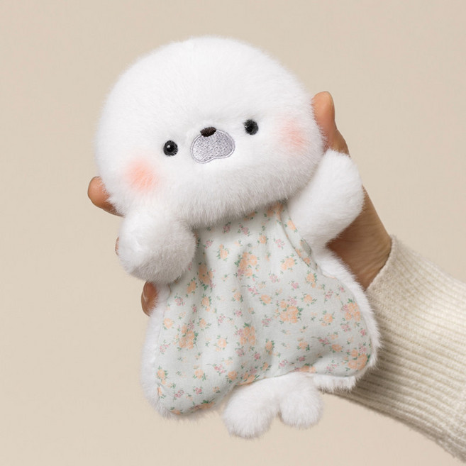 귀여운 애착인형 봉제인형 말랑 스퀴시 양 허스키 인형 선물용 장식, 1개, 물개, 16cm