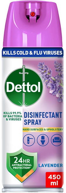 Dettol 滴露 薰衣草味 消毒噴霧, 1個, 450ml