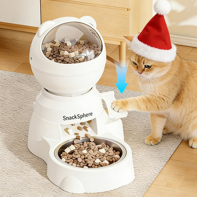 엠티링크 2IN1 반려동물 반자동 급식기 노즈워크 먹이퍼즐 장난감 다용도 지능개발 밥그릇, 1세트, 세트C, 1.5L