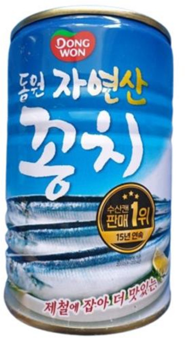 자연산꽁치 동원, 1개, 300g