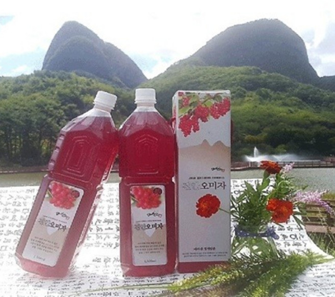 오미자청 엑기스 원액 진액 농축액 즙 차 1 5L, 750ml