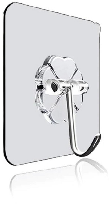 철물팩토리 현관마스크걸이 매직 후크 고정 벽 옷걸이 다용도 걸이 고리 부착식 방문 열쇠, 매직 후크1P, 1개