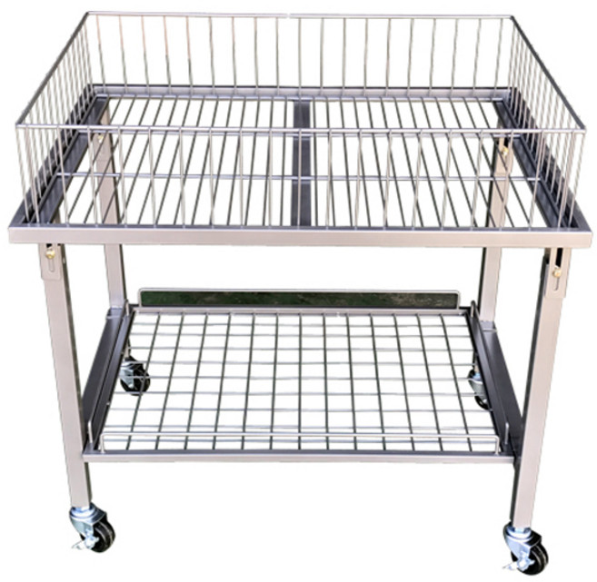 [매대인] 철망마트매대 간이매대 상품 진열대 HS-385