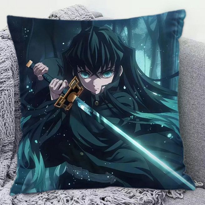 귀멸의칼날 토키토 무이치로 쿠션, D