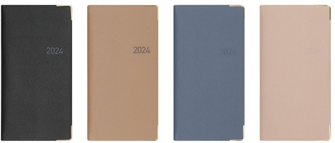 모닝글로리 7000 양장수첩48 (2024_1면1주)-2024년도 발송(색상 랜덤), 블랙