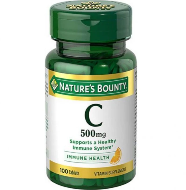Natures Bounty 네이처스바운티 비타민C 500mg 100 태블릿 건강유지 영양제, 1개, 100정 - 쿠팡
