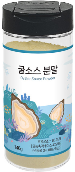 허브키친 굴소스분말 140g 굴베이스분말 굴분말 굴소스, 1개