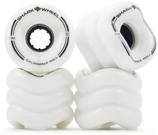 SHARK WHEEL 60MM 78A WHITE CALIFORNIA ROLL, 1개 - 쿠팡