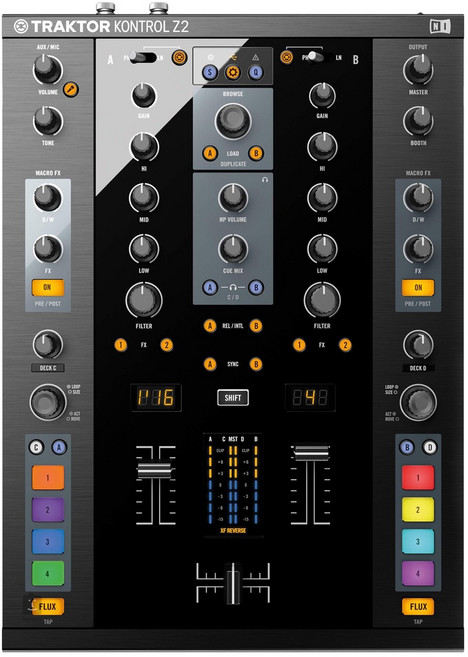 Native Instruments TRAKTOR KONTROL Z2 DJ 控制器 專業混音器 保固2年, 詳見包裝