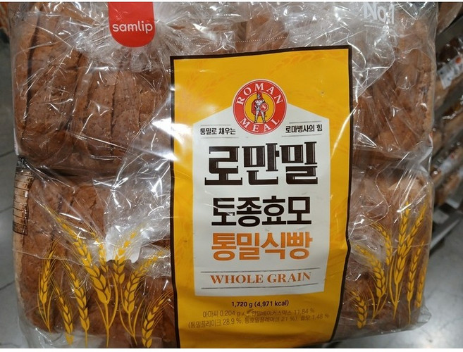 [코스트코] 삼립 토종효모 로만밀식빵, 4개, 430g