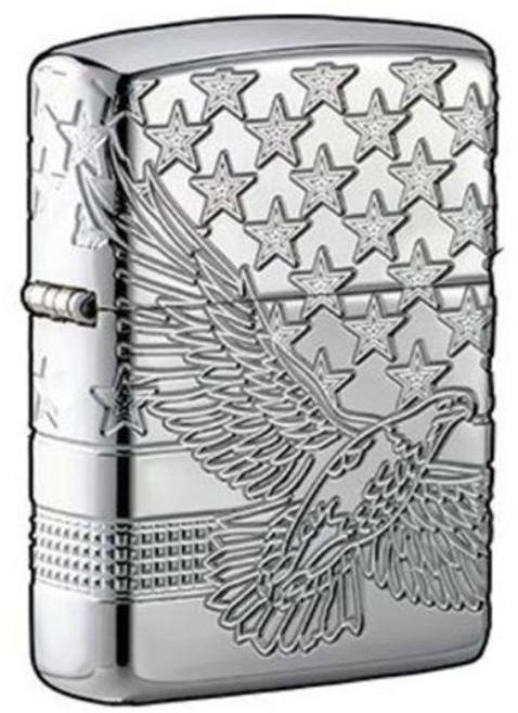 [모터스파이] 차량용 라이터 모양 튜닝 스티커 포인트 디자인 데칼, G.지포 이글