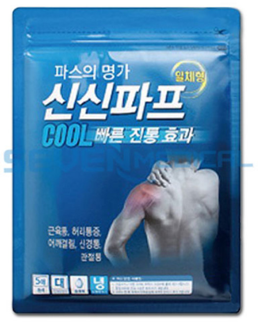 신신파스 신신파프 쿨 파스, 5개입, 1개