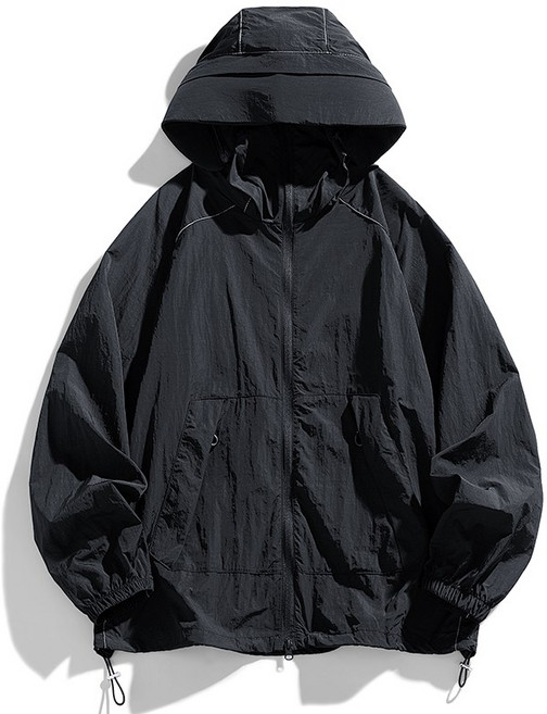 남여공용 바람막이 프리미엄 초경량 자외선차단 방풍 자켓 오버핏 캠핑 등산 코트